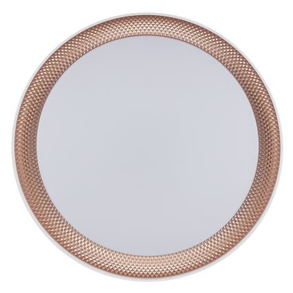 Brilliant - LED-dæmpbar loftlampe WALDO LED/24W/230V 3000-6500K Ø 38,5 cm hvid/rosaguld + fjernbetjening