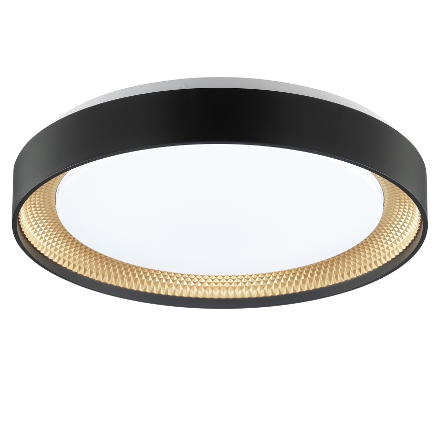 Brilliant - LED dæmpbar loftlampe WALDO LED/24W/230V 3000-6500K pr. 38,5 cm sort/guld + fjernbetjening