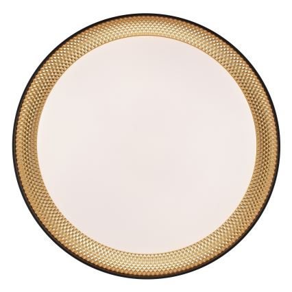 Brilliant - LED dæmpbar loftlampe WALDO LED/24W/230V 3000-6500K pr. 38,5 cm sort/guld + fjernbetjening