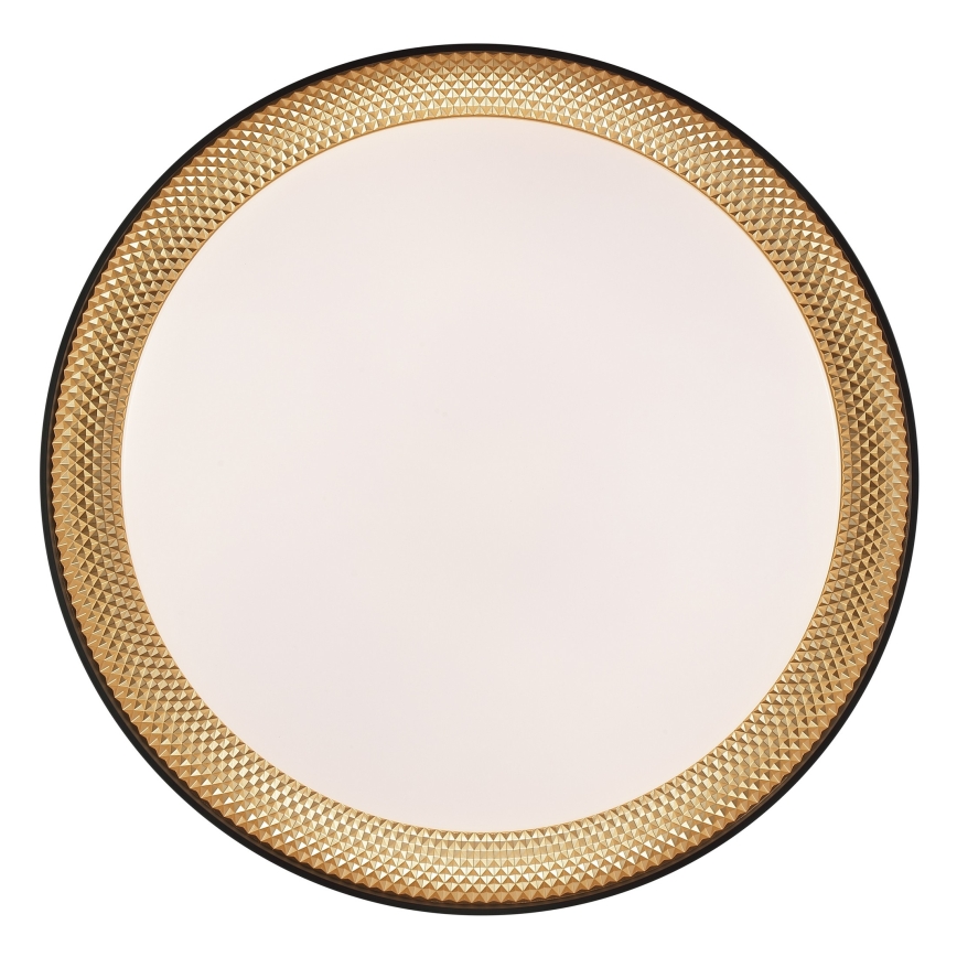 Brilliant - LED dæmpbar loftlampe WALDO LED/24W/230V 3000-6500K pr. 38,5 cm sort/guld + fjernbetjening