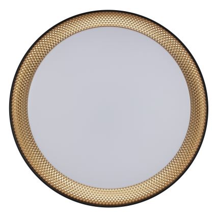 Brilliant - LED dæmpbar loftlampe WALDO LED/24W/230V 3000-6500K pr. 38,5 cm sort/guld + fjernbetjening