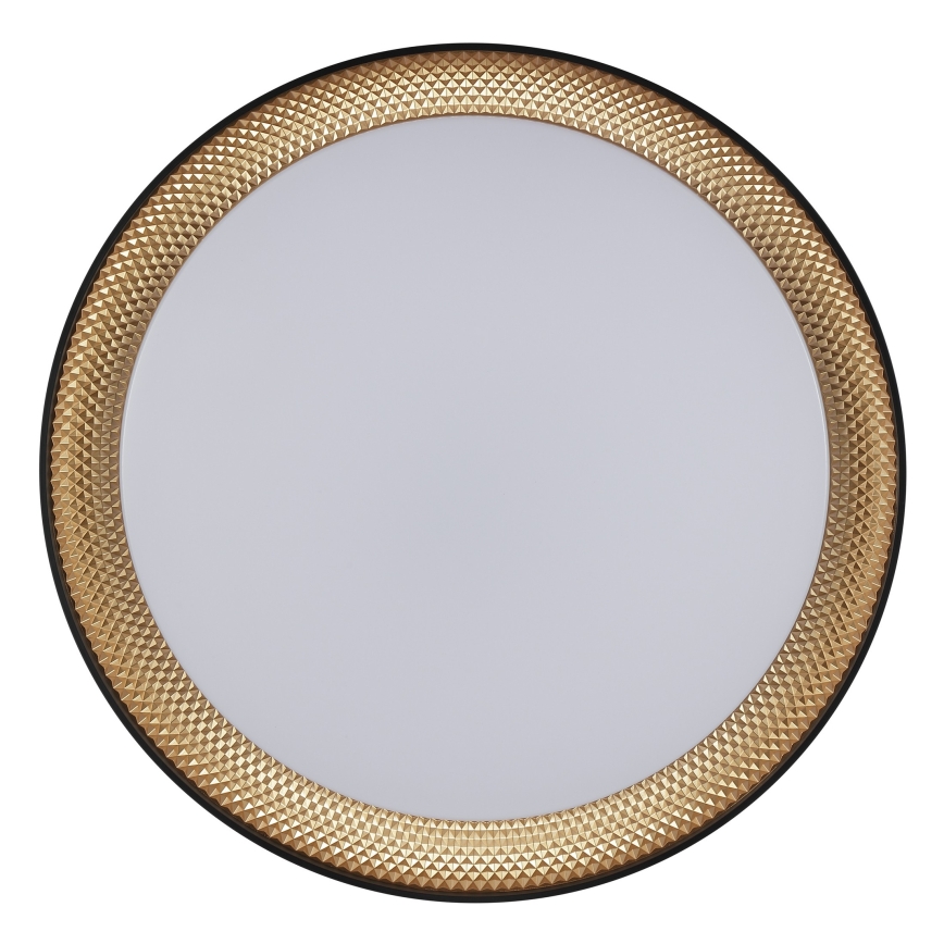 Brilliant - LED dæmpbar loftlampe WALDO LED/24W/230V 3000-6500K pr. 38,5 cm sort/guld + fjernbetjening