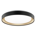 Brilliant - LED-dæmpbar loftlampe WALDO LED/36W/230V 3000-6500K Ø 48,5 cm sort/guld + fjernbetjening