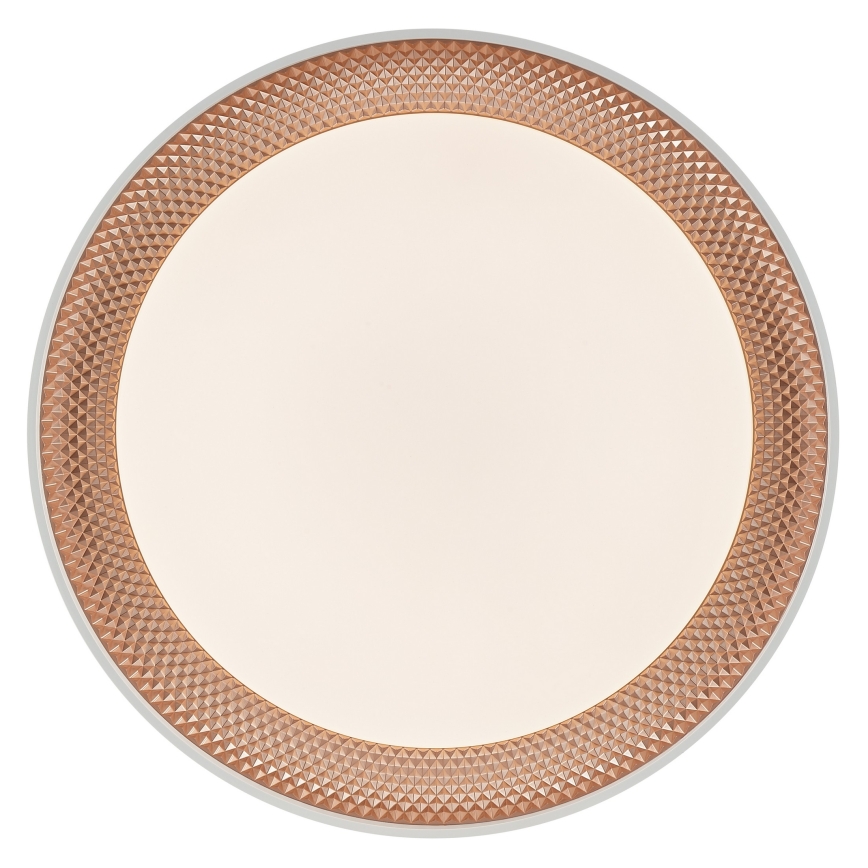 Brilliant - Dæmpbar LED-loftlampe WALDO LED/36W/230V 3000-6500K Ø 48,5 cm hvid/roséguld + fjernbetjening