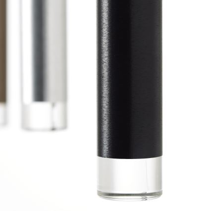 Brilliant - LED dæmpbar pendel på kabel CEMBALO LED/32W/230V mat krom/sort/brun