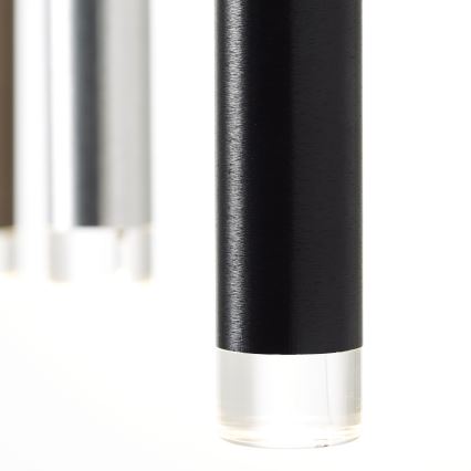 Brilliant - LED dæmpbar pendel på wire CEMBALO LED/60W/230V mat krom/sort/brun