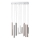 Brilliant - LED dæmpbar pendel på wire CEMBALO LED/60W/230V mat krom/sort/brun