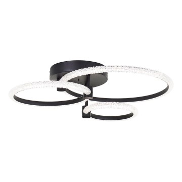 Brilliant - LED Dæmpbart loftlys AYDIN LED/34W/230V 3000-6500K sort + fjernbetjening