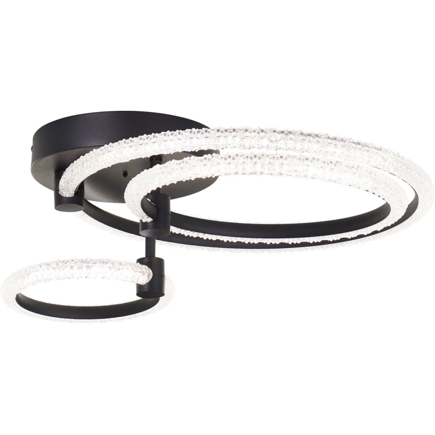 Brilliant - LED Dæmpbart loftlys AYDIN LED/34W/230V 3000-6500K sort + fjernbetjening