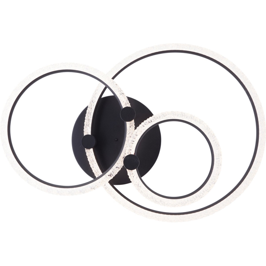 Brilliant - LED Dæmpbart loftlys AYDIN LED/34W/230V 3000-6500K sort + fjernbetjening