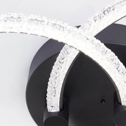 Brilliant - LED Dæmpbart loftlys AYDIN LED/34W/230V 3000-6500K sort + fjernbetjening