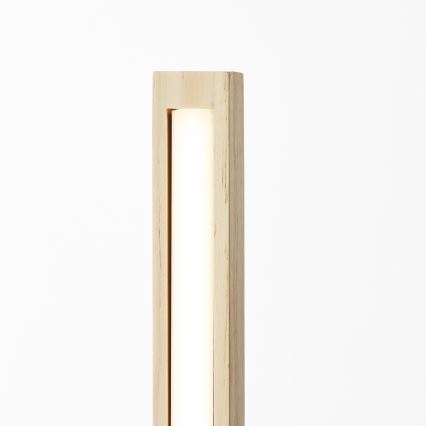 Brilliant - LED-gulvlampe ARION LED/14W/230V, fyrretræ