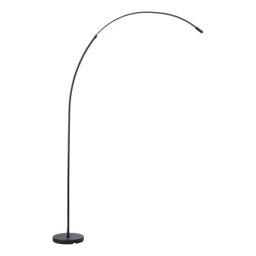 Brilliant - LED gulvlampe dæmpbar m. touch-funktion BOW LED/14W/230V 3000/4000/6500K sort