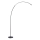 Brilliant - LED gulvlampe dæmpbar m. touch-funktion BOW LED/14W/230V 3000/4000/6500K sort