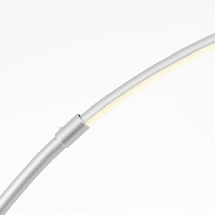 Brilliant - LED gulvlampe dæmpbar m. touch-funktion BOW LED/14W/230V 3000/4000/6500K mat krom