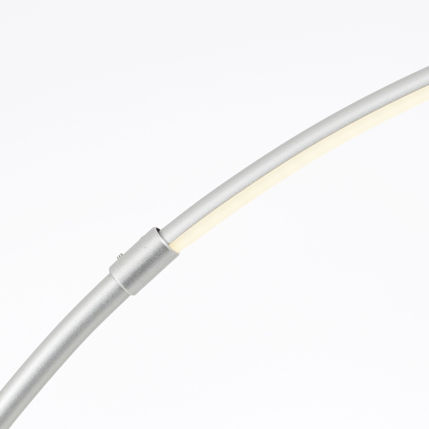 Brilliant - LED gulvlampe dæmpbar m. touch-funktion BOW LED/14W/230V 3000/4000/6500K mat krom