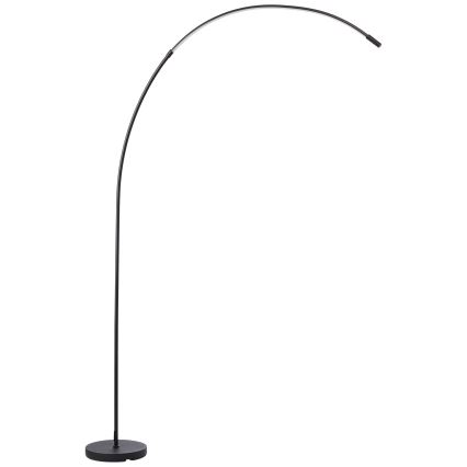 Brilliant - LED gulvlampe dæmpbar m. touch-funktion BOW LED/14W/230V 3000/4000/6500K sort