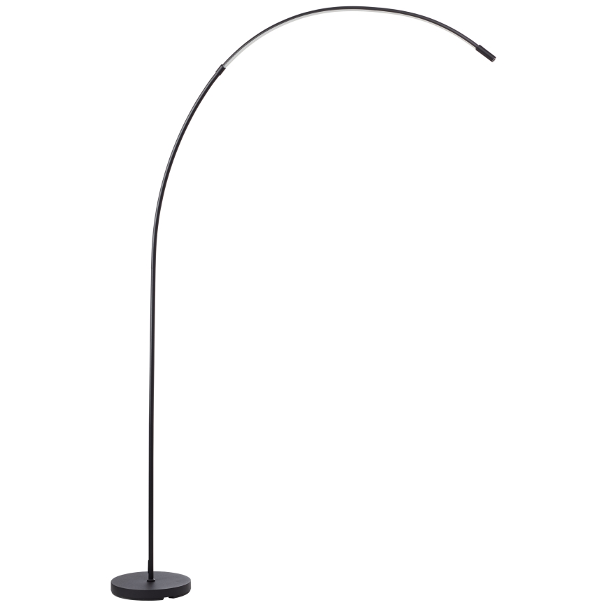 Brilliant - LED gulvlampe dæmpbar m. touch-funktion BOW LED/14W/230V 3000/4000/6500K sort