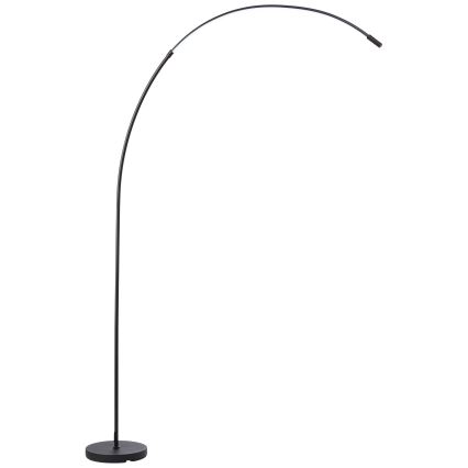 Brilliant - LED gulvlampe dæmpbar m. touch-funktion BOW LED/14W/230V 3000/4000/6500K sort