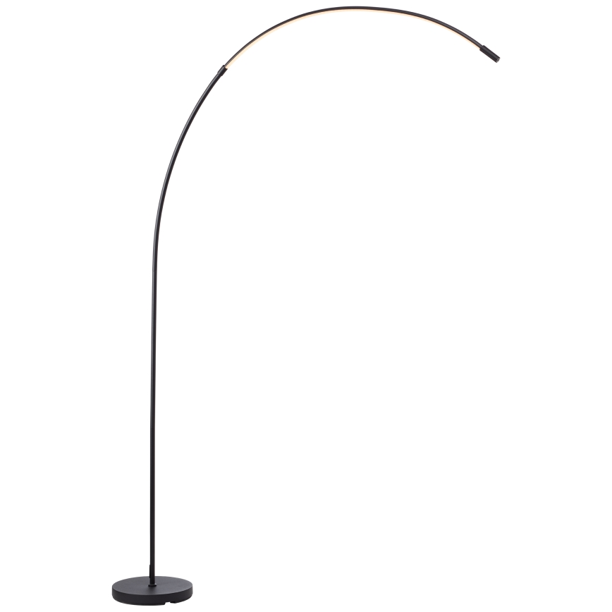 Brilliant - LED gulvlampe dæmpbar m. touch-funktion BOW LED/14W/230V 3000/4000/6500K sort
