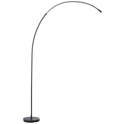 Brilliant - LED gulvlampe dæmpbar m. touch-funktion BOW LED/14W/230V 3000/4000/6500K sort