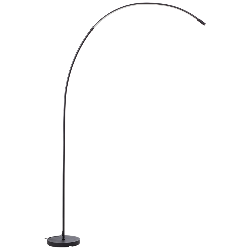 Brilliant - LED gulvlampe dæmpbar m. touch-funktion BOW LED/14W/230V 3000/4000/6500K sort