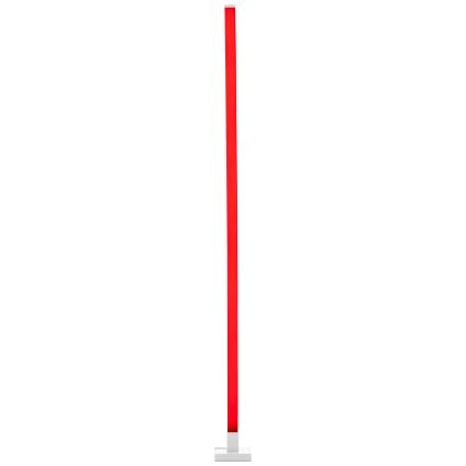 Brilliant - LED gulvlampe m. RGBW-farver dæmpbar NEELE LED/6,5W/230V hvid + fjernbetjening