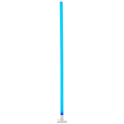 Brilliant - LED gulvlampe m. RGBW-farver dæmpbar NEELE LED/6,5W/230V hvid + fjernbetjening