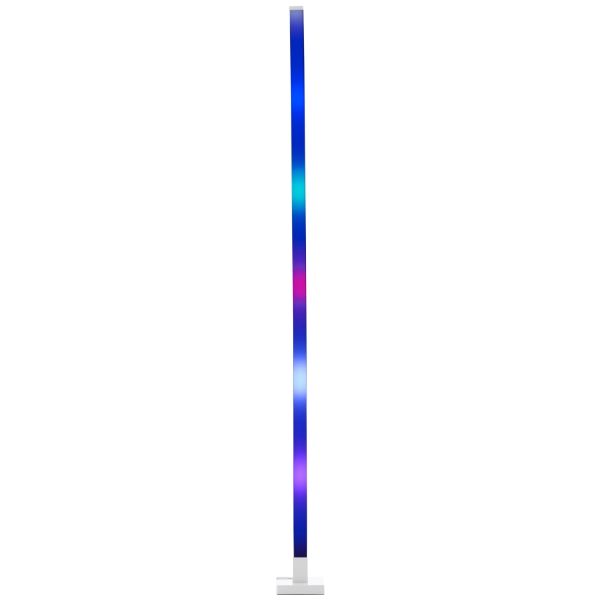 Brilliant - LED gulvlampe m. RGBW-farver dæmpbar NEELE LED/6,5W/230V hvid + fjernbetjening