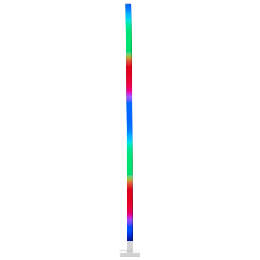 Brilliant - LED gulvlampe m. RGBW-farver dæmpbar NEELE LED/6,5W/230V hvid + fjernbetjening