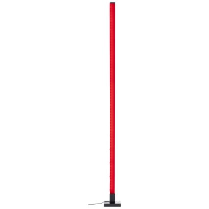 Brilliant - LED gulvlampe m. RGBW-farver dæmpbar NEELE LED/6,5W/230V sort + fjernbetjening