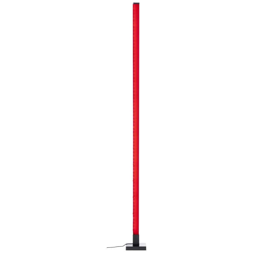 Brilliant - LED gulvlampe m. RGBW-farver dæmpbar NEELE LED/6,5W/230V sort + fjernbetjening