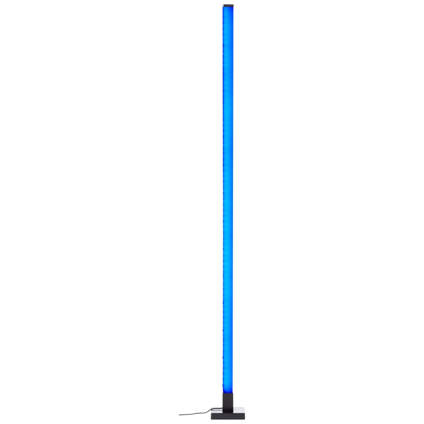 Brilliant - LED gulvlampe m. RGBW-farver dæmpbar NEELE LED/6,5W/230V sort + fjernbetjening