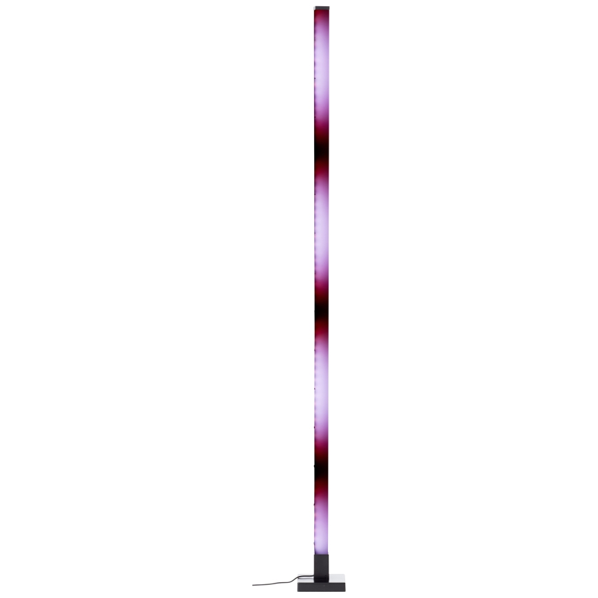 Brilliant - LED gulvlampe m. RGBW-farver dæmpbar NEELE LED/6,5W/230V sort + fjernbetjening