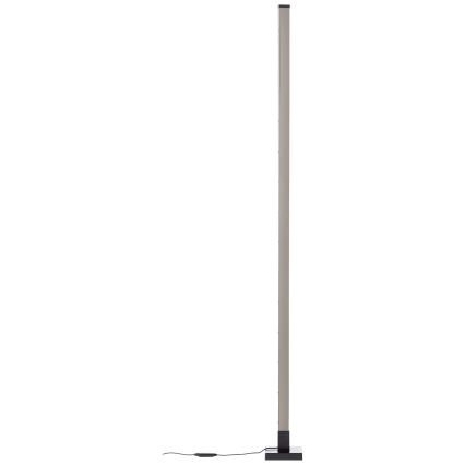 Brilliant - LED gulvlampe m. RGBW-farver dæmpbar NEELE LED/6,5W/230V sort + fjernbetjening