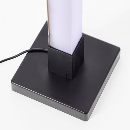 Brilliant - LED gulvlampe m. RGBW-farver dæmpbar NEELE LED/6,5W/230V sort + fjernbetjening