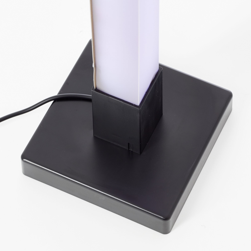 Brilliant - LED gulvlampe m. RGBW-farver dæmpbar NEELE LED/6,5W/230V sort + fjernbetjening