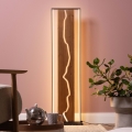 Brilliant - LED-gulvlampe THUNDER LED/18W/230V, fyrretræ