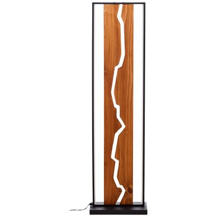 Brilliant - LED-gulvlampe THUNDER LED/18W/230V, fyrretræ