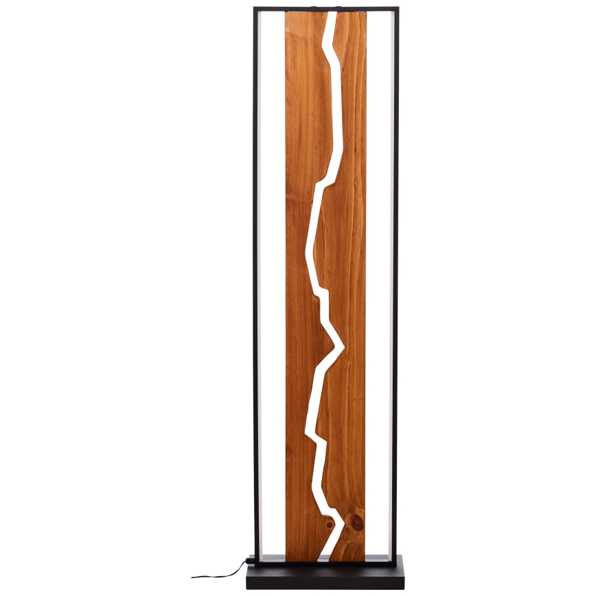 Brilliant - LED-gulvlampe THUNDER LED/18W/230V, fyrretræ