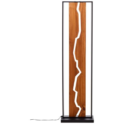 Brilliant - LED-gulvlampe THUNDER LED/18W/230V, fyrretræ