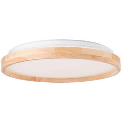 Brilliant - LED loftlampe ALSON LED/26W/230V 3000/4500K diameter 39,5 cm gummitræ - FSC certificeret