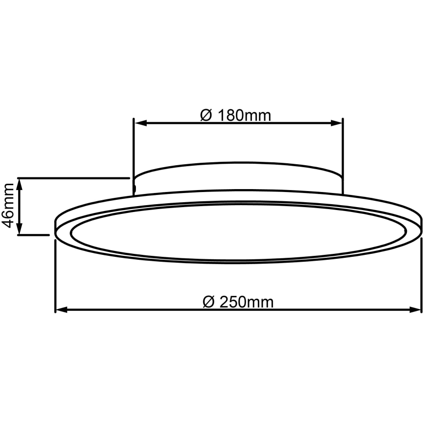 Brilliant - LED loftlampe BUFFI LED/13W/230V diameter 25 cm 2700K