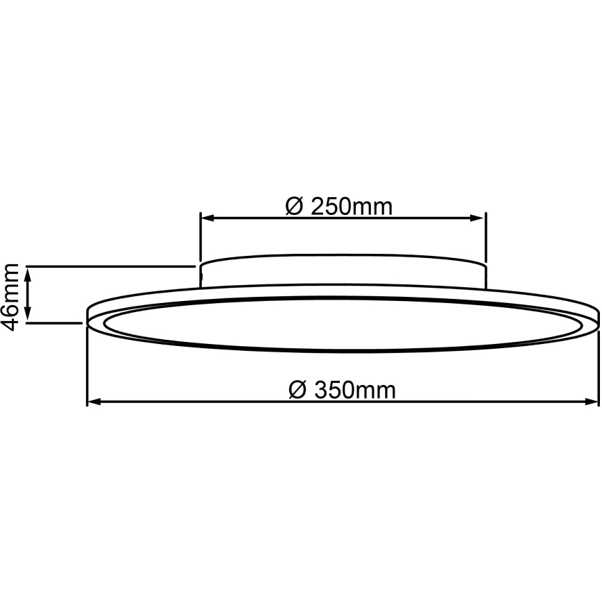 Brilliant - LED loftlampe BUFFI LED/24W/230V diameter 35 cm 4000K