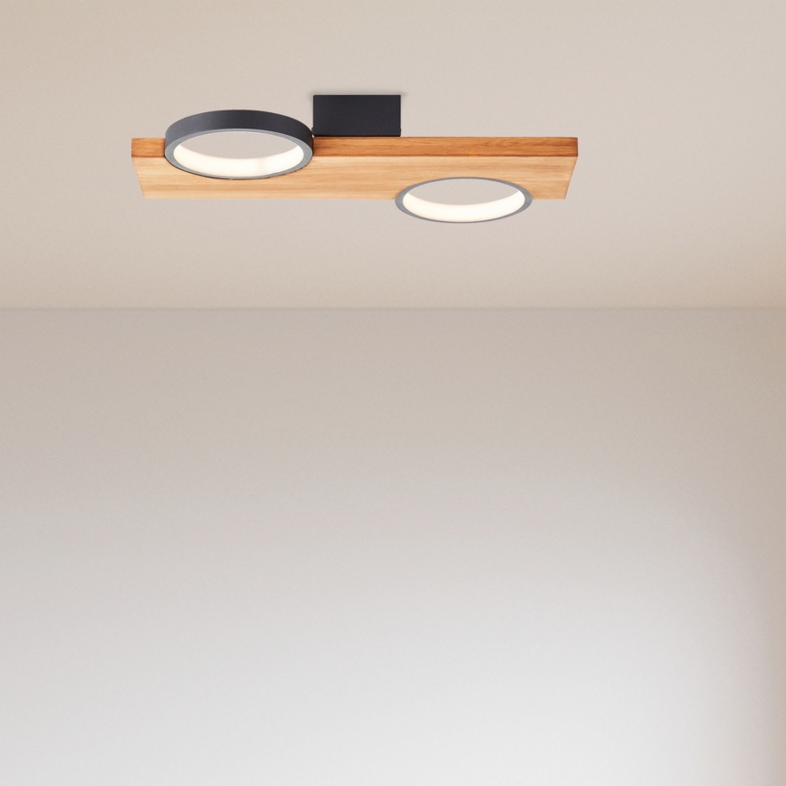 Brilliant - LED loftlampe CHEESY LED/14W/230V fyrretræ - FSC certificeret