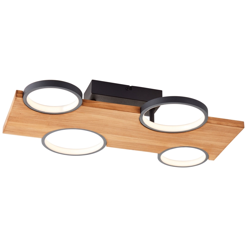 Brilliant - LED loftlampe CHEESY LED/28W/230V fyrretræ - FSC certificeret