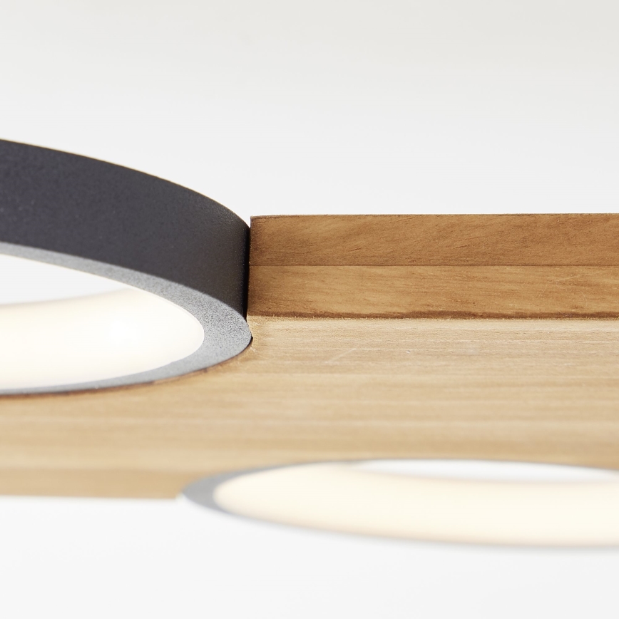 Brilliant - LED loftlampe CHEESY LED/28W/230V fyrretræ - FSC certificeret