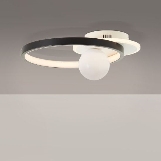 Brilliant - LED loftlampe dæmpbar ATLANTA LED/24W/230V sort/hvid