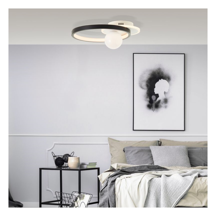 Brilliant - LED loftlampe dæmpbar ATLANTA LED/24W/230V sort/hvid