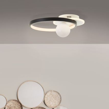 Brilliant - LED loftlampe dæmpbar ATLANTA LED/24W/230V sort/hvid